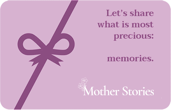 Preview of the Mother Stories gift certificate